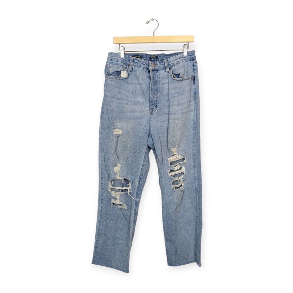 Wild Fable Highest Rise Straight Leg Distressed Jeans